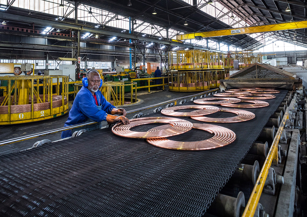 Industrial Photography, Maskal Copper Factory, South Africa