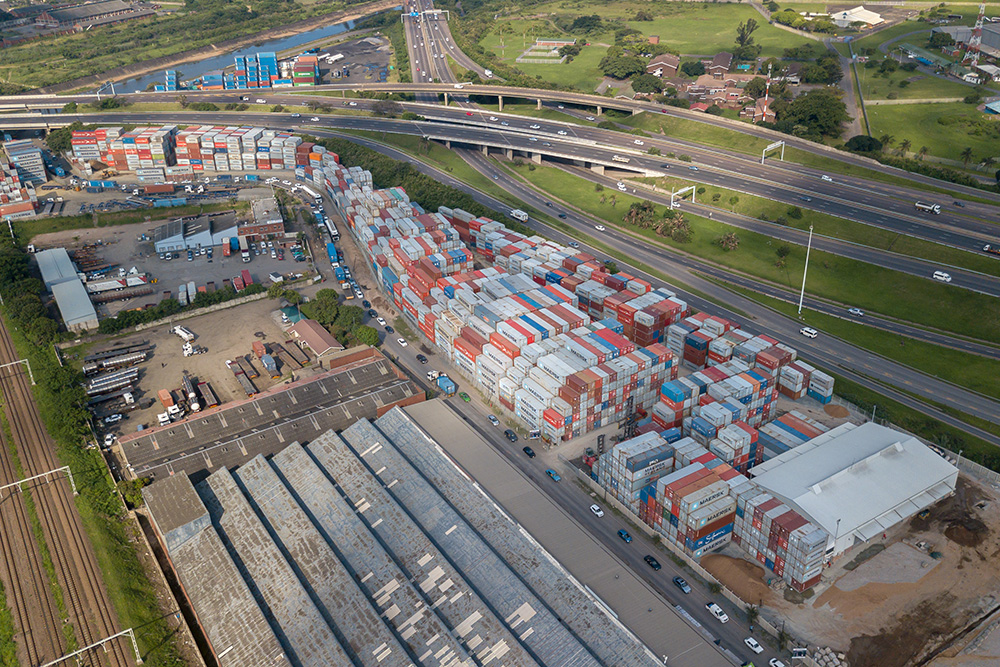 Industrial Photography - Durban Container Yard