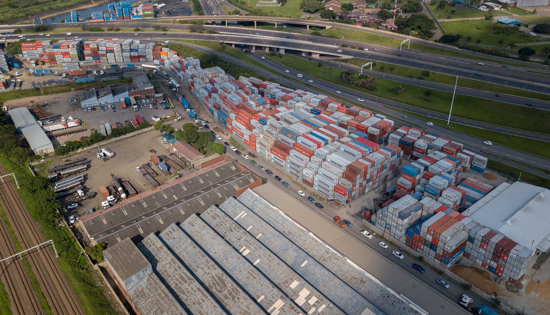 Aerial/Drone Photography for Grindrod intermodal distro centers